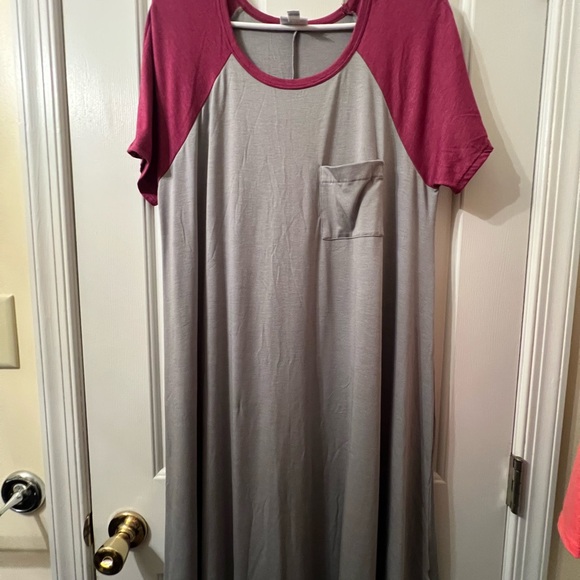 Gray and Pink Dress - Picture 1 of 1